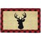 Contemporary Home Living 30&#x22; Durable and Non-Slip Doormat with &#x22;Christmas Stag&#x22; Design